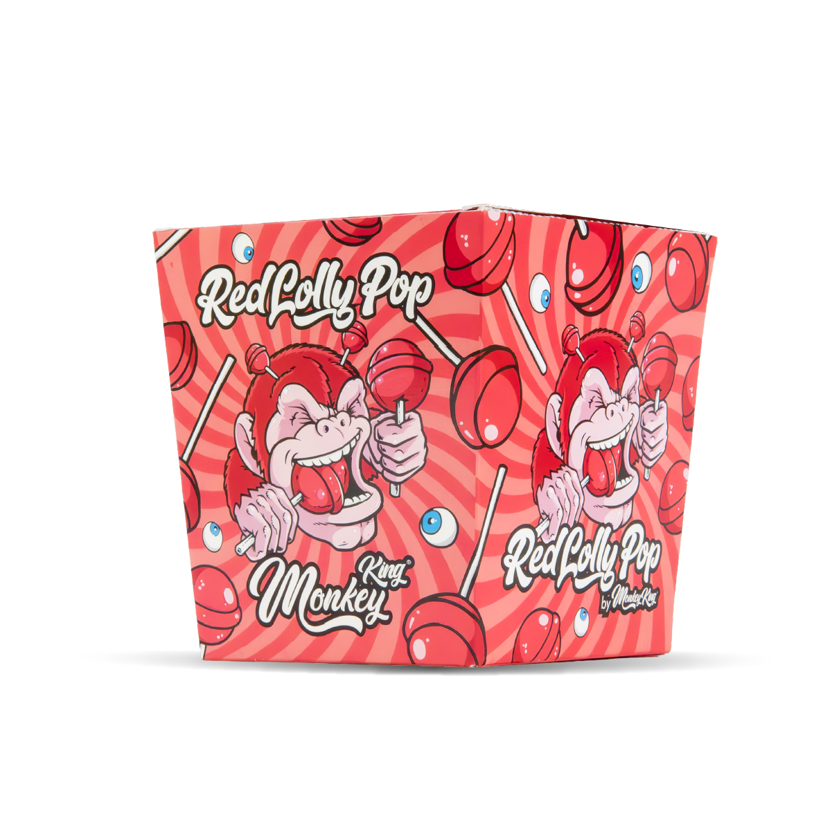 Monkey King Scented Smell Papers & Tips: Red Lolly Pop - King Size (24 Pack)