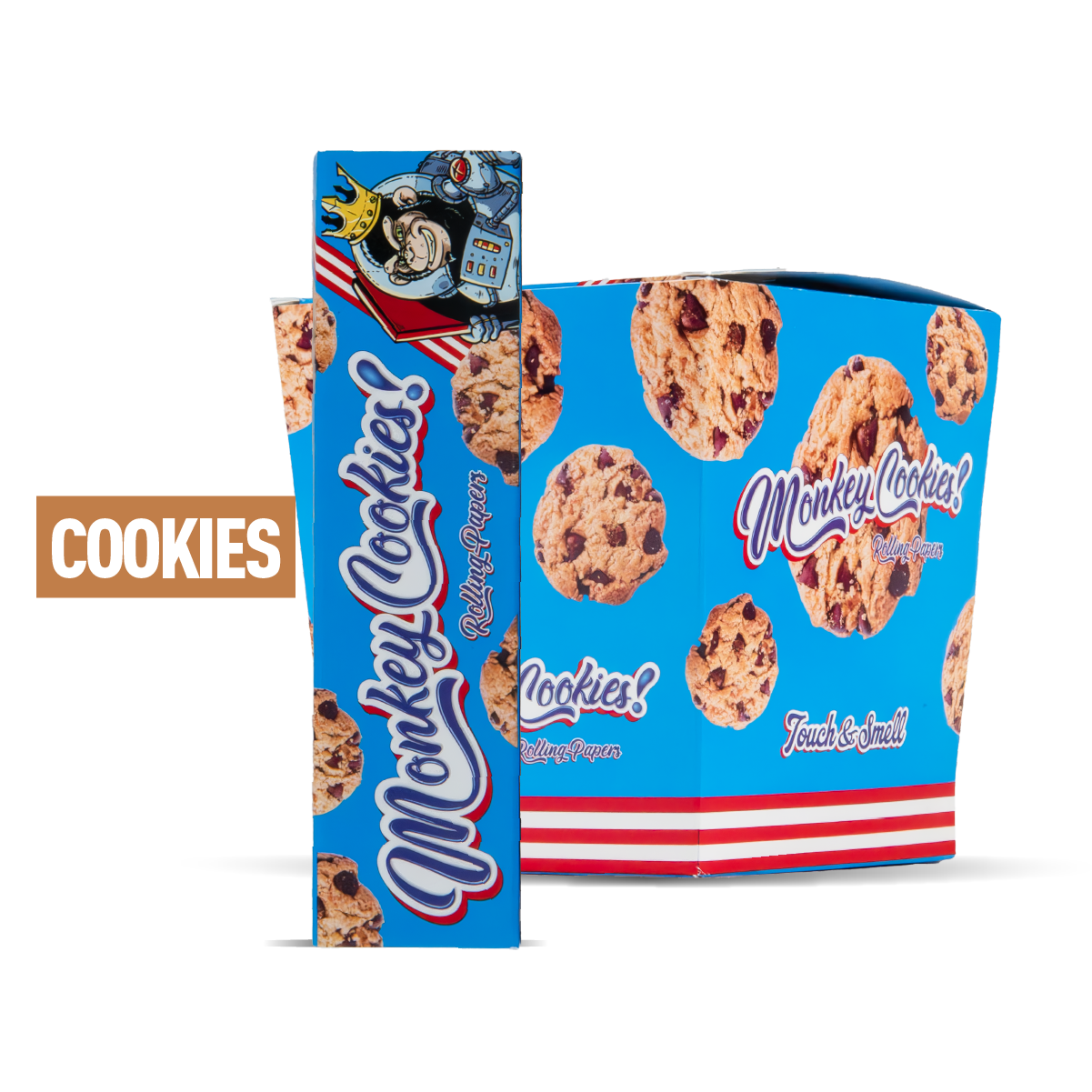 Monkey King Scented Smell Papers & Tips: Cookies - King Size (24 Pack)