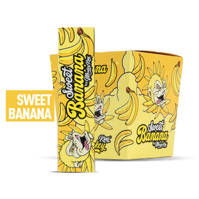 Monkey King Scented Smell Papers & Tips: Sweet Banana - King Size (24 Pack)