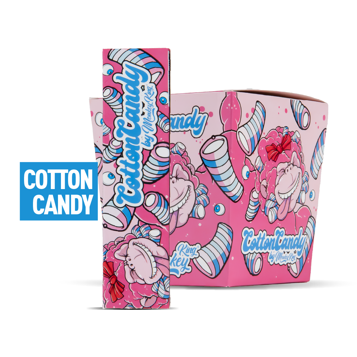 Monkey King Scented Smell Papers & Tips: Cotton Candy (24 Pack)