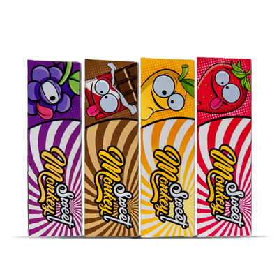Monkey King Scented Smell Papers & Tips: Medium Mixed Smell Pack (4 x 25 Pack)