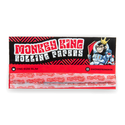 Monkey King Expert Stoners Extreme-Thin Rolling Papers: Red (50 Pack)