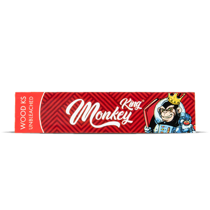 Monkey King Rolling Papers: Unbleached - King Size (50 Pack)