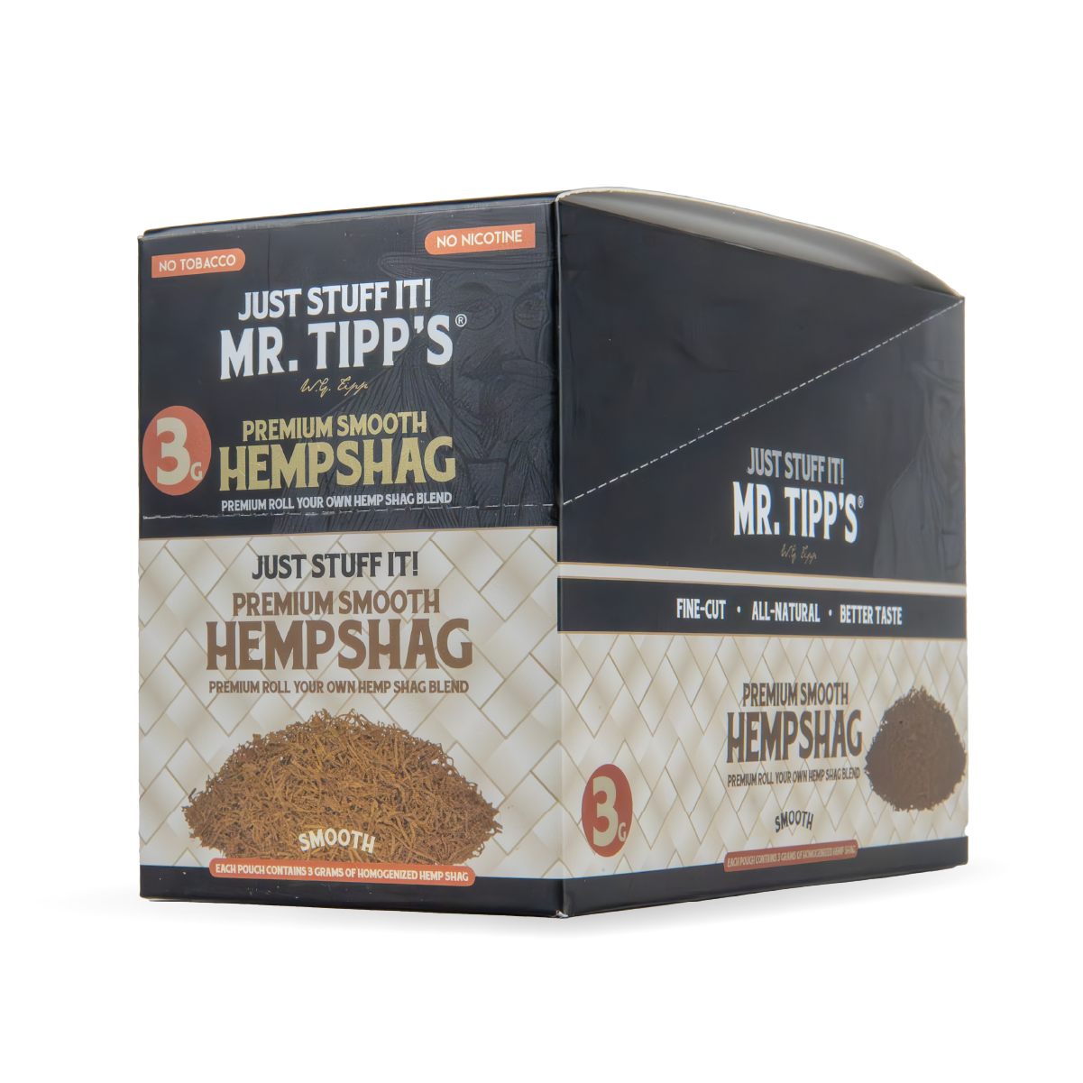 Mr Tipp's Premium Smooth Hemp Shag - Small Pouch 3g
