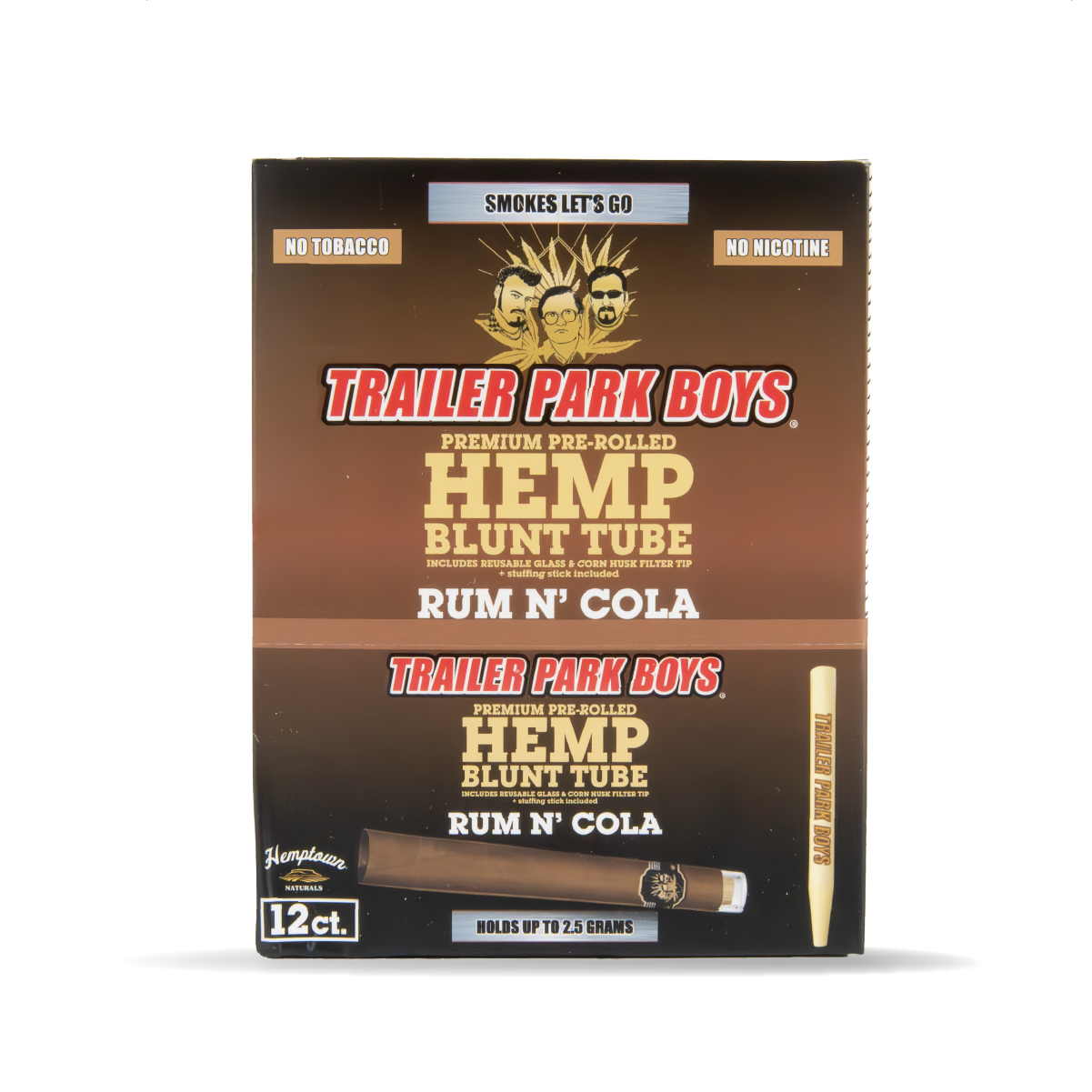 Mr Tipp's Hemp Blunt Wrap Tubes: Trailer Park Boys Edition - Rum N' Cola