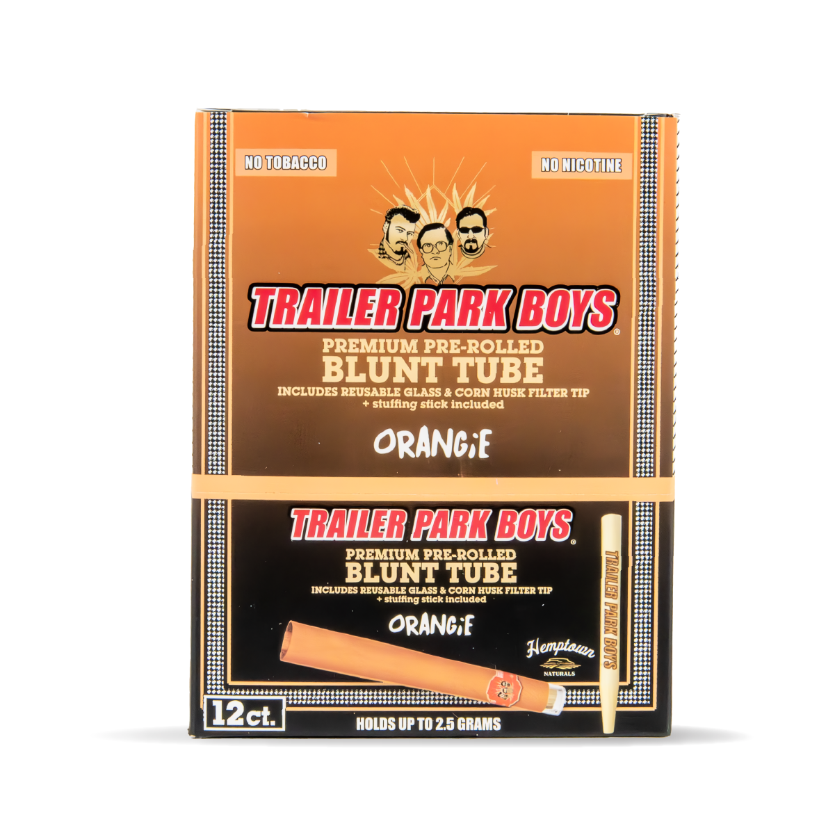 Mr Tipp's Hemp Blunt Wrap Tubes: Trailer Park Boys Edition - Orangie