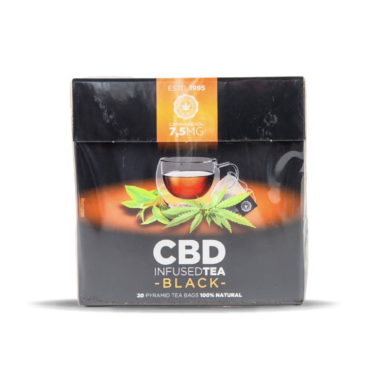Multitrance Pyramid CBD Tea Bags - Black Tea 150mg