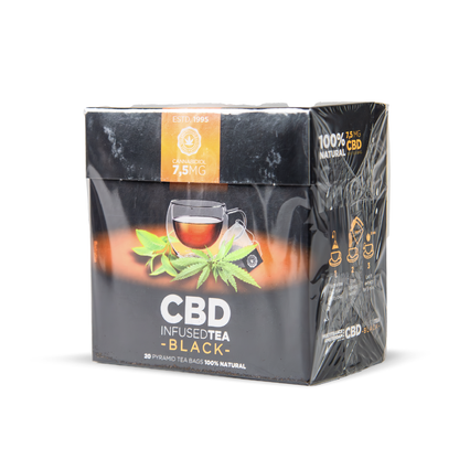 Multitrance Pyramid CBD Tea Bags: Black Tea - 150mg (20 Pack)
