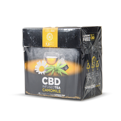 Multitrance Pyramid CBD Tea Bags - Camomile Tea 150mg