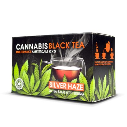 Multitrance Cannabis Tea: Black Tea - Silver Haze (20 Bags)