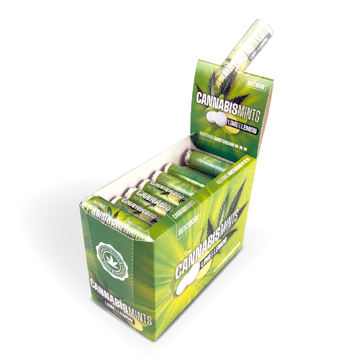 Lemon Lime Cannabis Mints (48 Pcs)