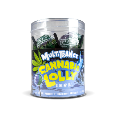 Multitrance Blueberry Haze Cannabis Lolly 10 Pack