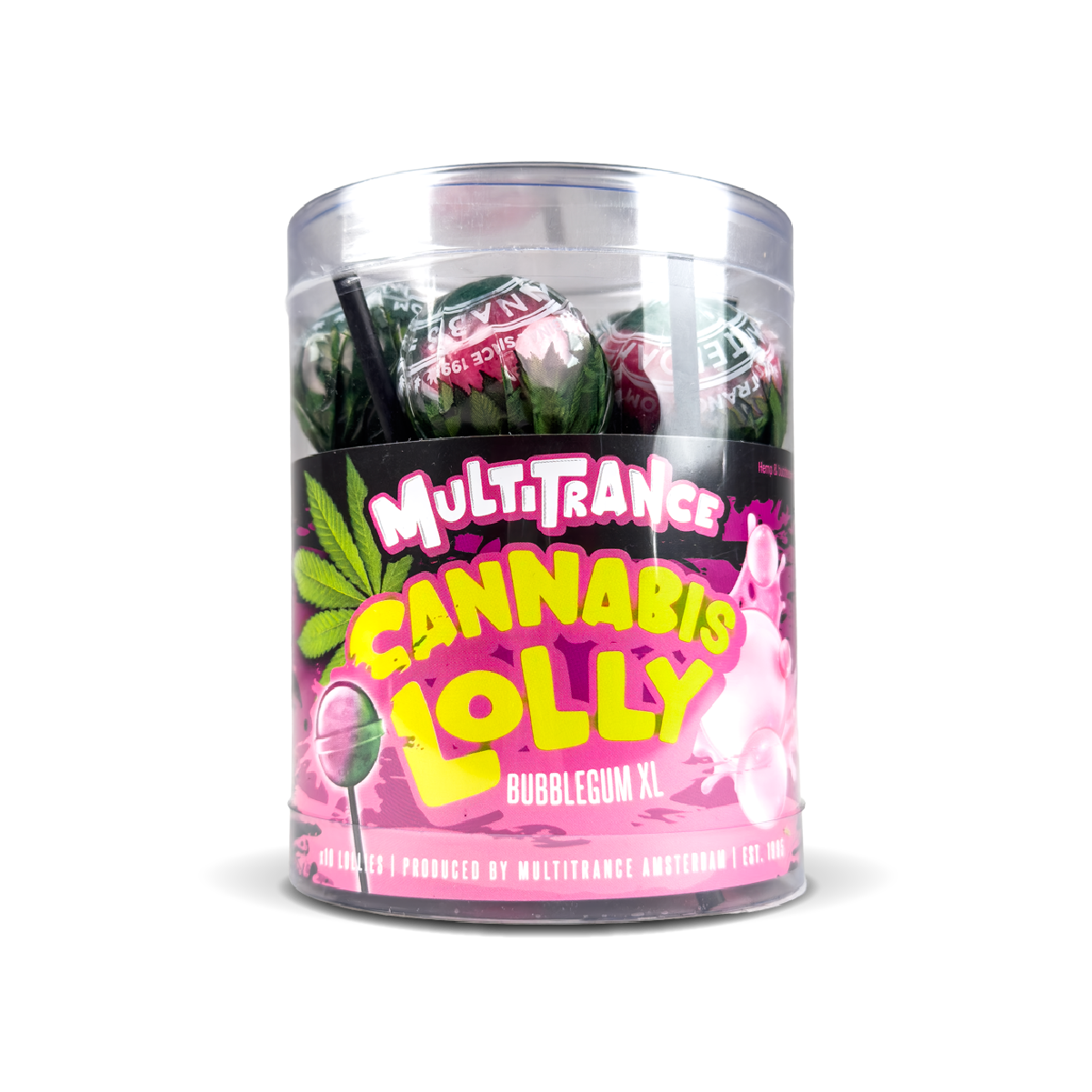 Multitrance Bubblegum XL Cannabis Lolly 10 Pack