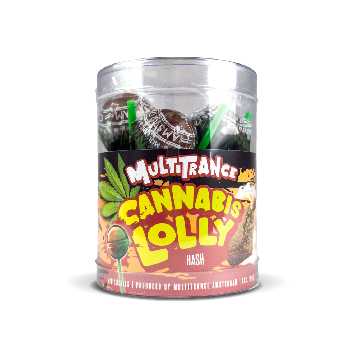 Multitrance Hash Cannabis Lolly 10 Pack
