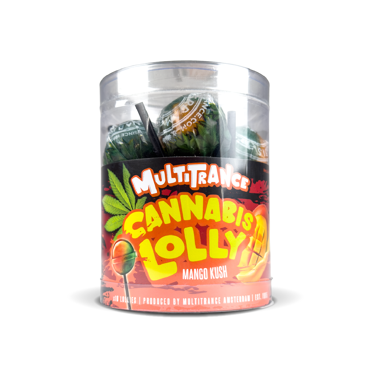 Multitrance Mango Kush Cannabis Lolly 10 Pack