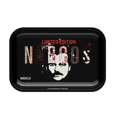 Narcos Medium Rolling Tray - Black