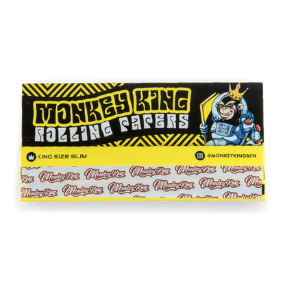 Monkey King Expert Stoners Extreme-Thin Rolling Papers: Yellow (50 Pack)