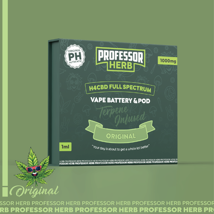 Professor Herb 1000mg H4CBD Full Spectrum 1ml Pod Kit