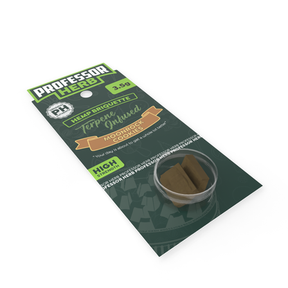Professor Herb Hemp Briquette Hash 3.5g Moonrock Cookies