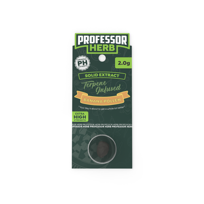 Professor Herb Hemp Solid Extract 2g Banana Pollen Hash 15%