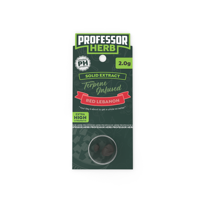 Professor Herb Hemp Solid Extract 2g Red Lebanon Hash 17%
