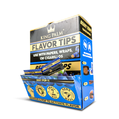 King Palm Flavoured Squeeze & Pop Tips - Berry Terps (50pcs)