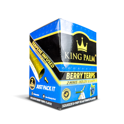 King Palm Terpene Infused Leaf Rolls (1gram) - Berry Terps