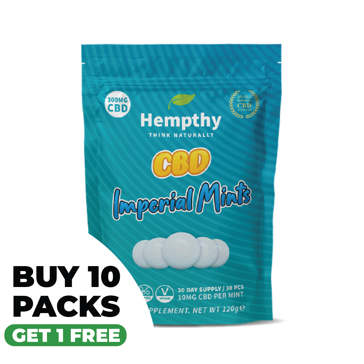 Hempthy CBD Imperial Mints 300mg