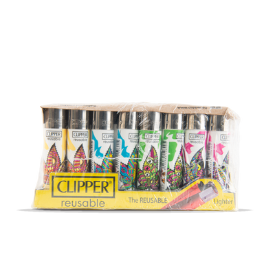 Clipper Lighters - Trippy Leaves 1 (40 pcs)