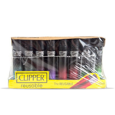 Clipper Lighters: Black Crystal GDN (40 Pack)