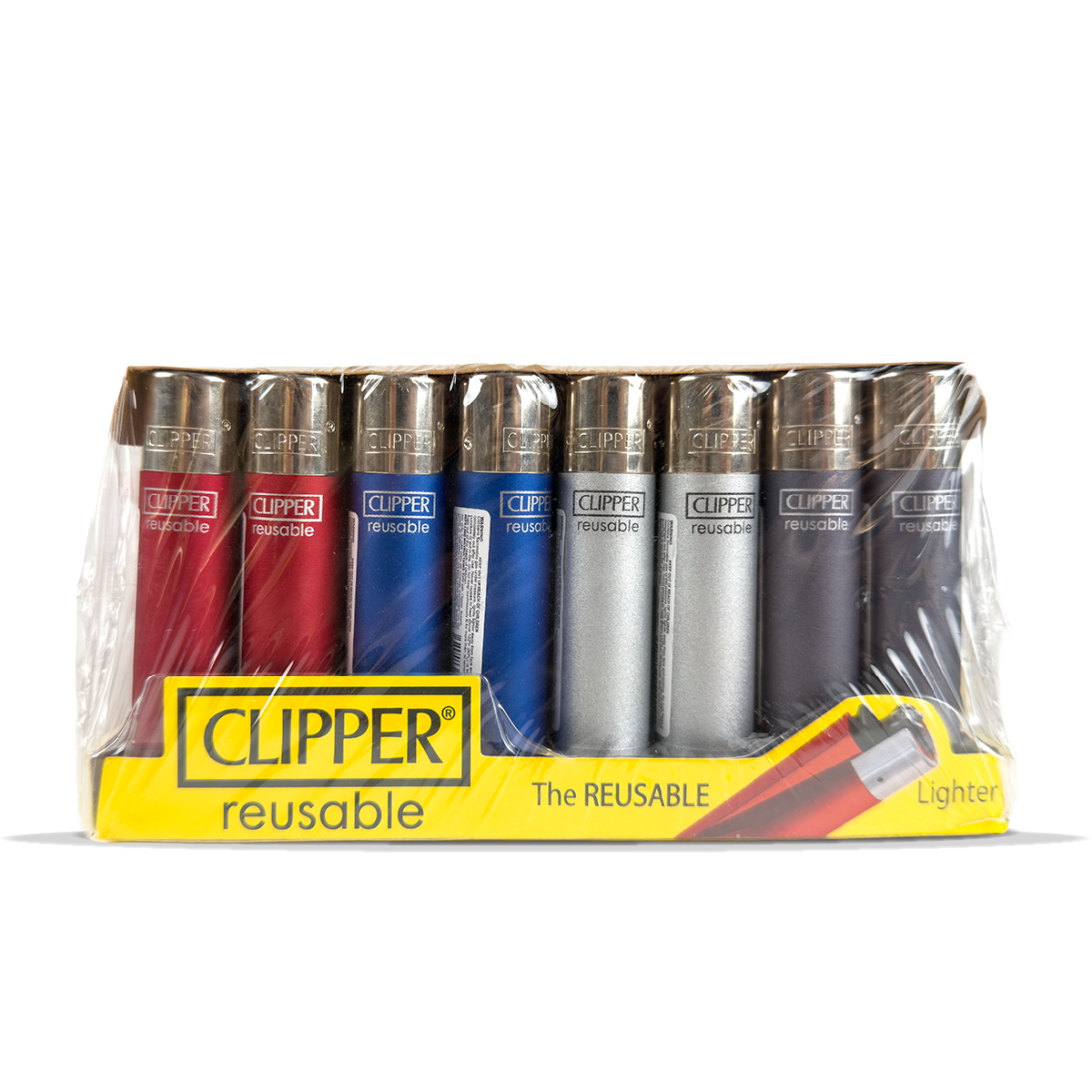 Clipper Lighters - Metallic 3 (40 pcs)