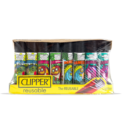 Clipper Lighters - Chameleon Grass (40 pcs)