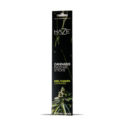 Haze Cannabis Incense Sticks Nag Champa Cannabis (6 Pack)