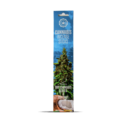 Cannabis Incense Sticks Dry Cannabis & Coconut (6 Pack)
