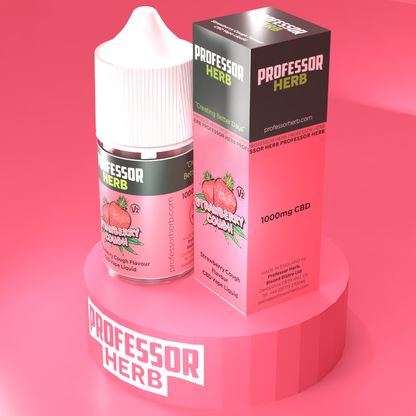 Professor Herb CBD Vape Liquid 1000mg/30ml  V2- Strawberry Cough
