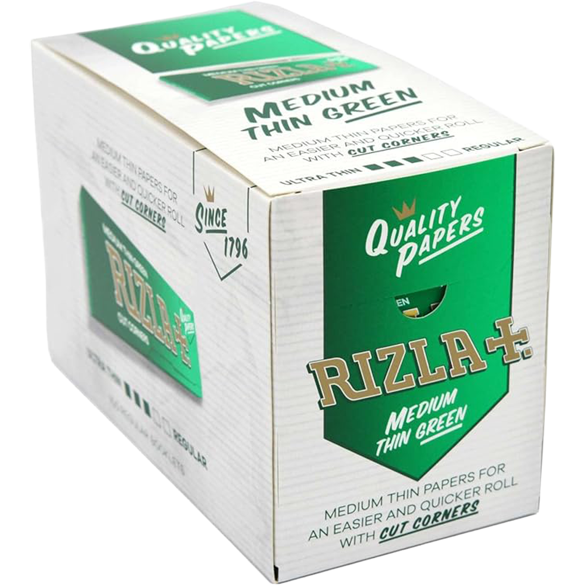 Rizla Rolling Papers: Green - Standard (100 Pack)