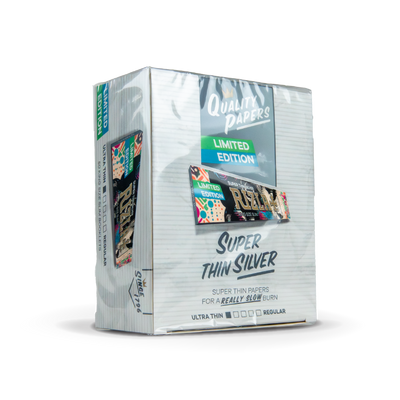 Rizla Rolling Papers: Silver Limited Edition King Size Slim (50 Pack)