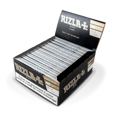 Rizla Rolling Papers & Tips: Black - King Size Slim (24 Pack)