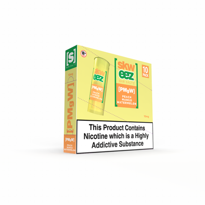 Skweez Nic Salts: Peach Mango Watermelon - 10mg (10 Pack)