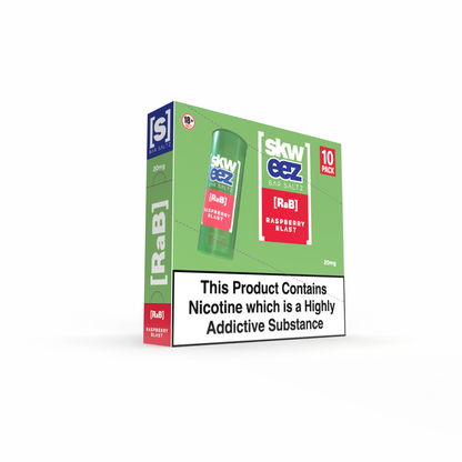 Skweez Nic Salts: Raspberry Blast - 20mg (10 Pack)