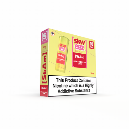 Skweez Nic Salts: Strawberry Jam - 10mg (10 Pack)