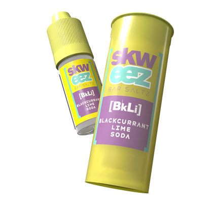 Skweez Nic Salts: Blackcurrant Lime Soda - 10mg (10 Pack)