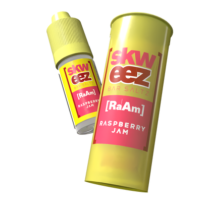 Skweez Nic Salts: Raspberry Jam - 20mg (10 Pack)