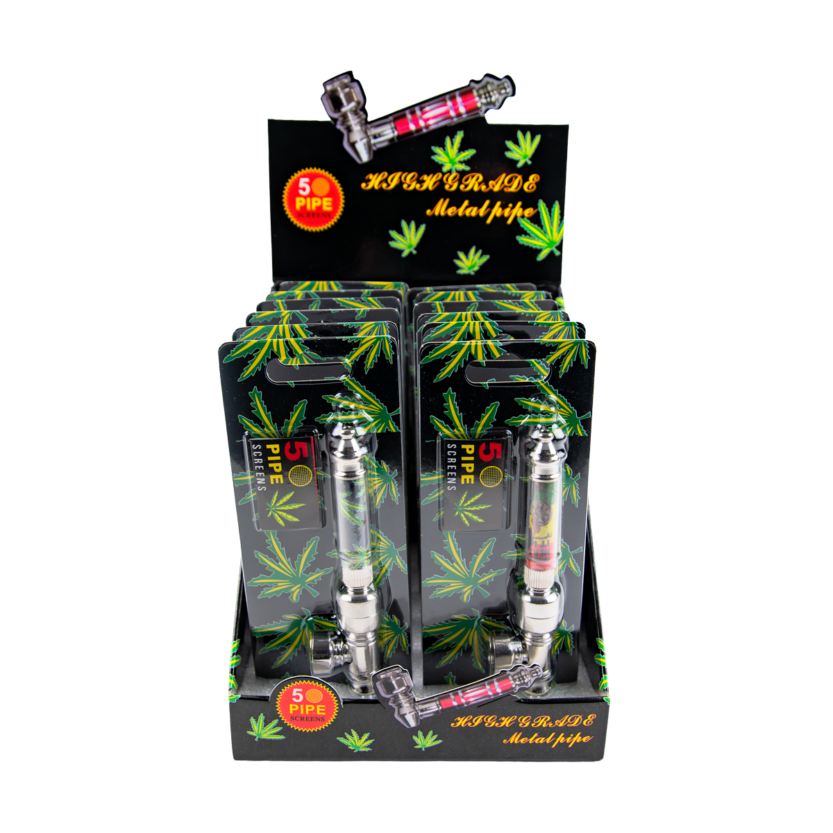 Sparkys Highgrade Metal Smokers Pipe YD 500 (12 Pack)