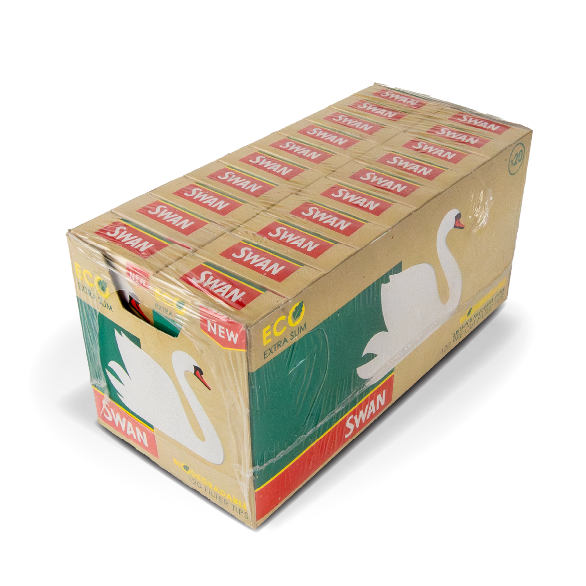 Swan Filters: Eco Extra Slim - 120 Tips (20 Pack)