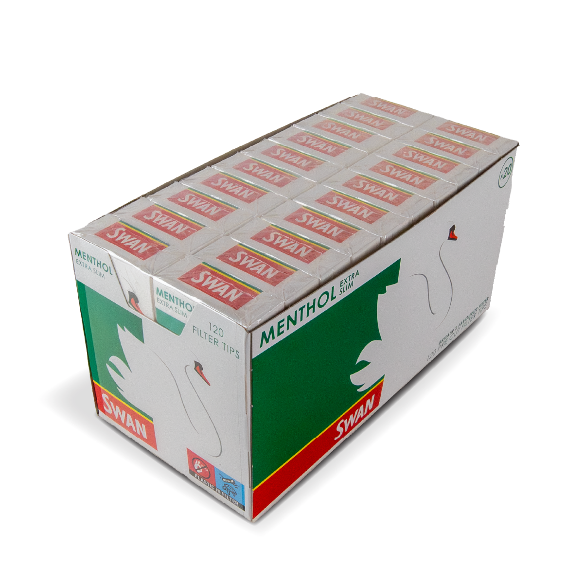 Swan Filters: Menthol Extra Slim - 120 Tips (20 Pack) – Blazed Wholesale