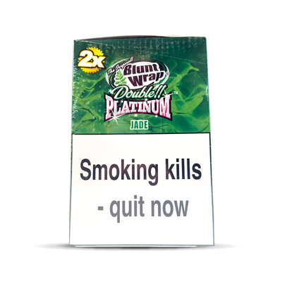 Platinum Double Blunt Wraps: Jade - 2 Blunts (25 Pack)