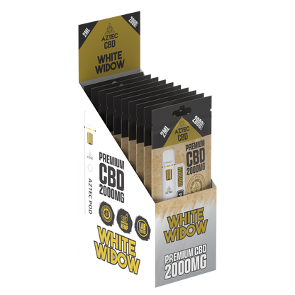 Aztec CBD Premium CBD Pod System 2000mg 2ml - White Widow