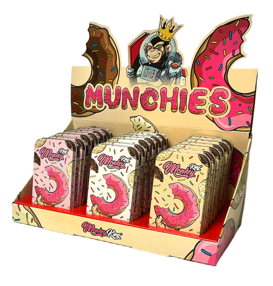 Monkey King Munchies Tobacco Tins (18pcs)