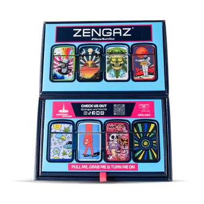 Zengaz Cube Display Jet Lighters ZL-12 (16 pcs)